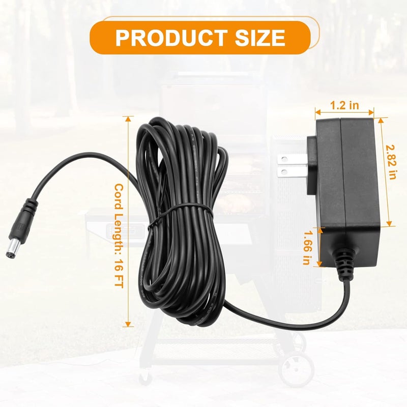 COMVIEE Replacement Power Adapter Compatible With Masterbuilt Gravity Series 560/800/1050 XL Grills & Smokers, Replace Parts NO: 9004190216 - Image 2
